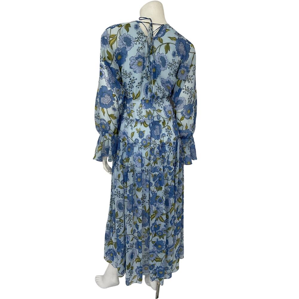 Steve Madden Floral Vintage Blue Sol Dress Size S - Picture 3 of 5
